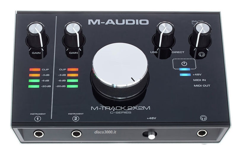 M-Audio M-Track 2X2 Interfaccia Audio USB a 2 Canali con Risoluzione 24Bit/192Khz